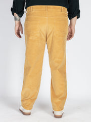 Mens Plus Size Beige corduroy pants