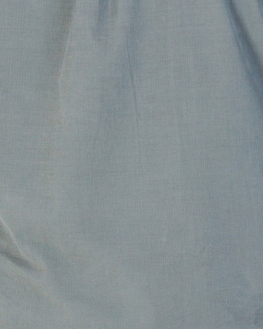 Mens Plus Size Grey Stand Collar Corduroy Shirt