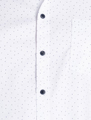 Mens Plus Size White Cotton Shirt