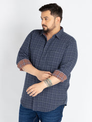 Men's Plus Size Double Cloth Shirt