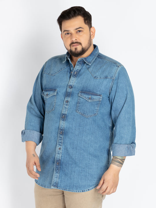Men's Plus size Classic Full-Sleeve Shirt