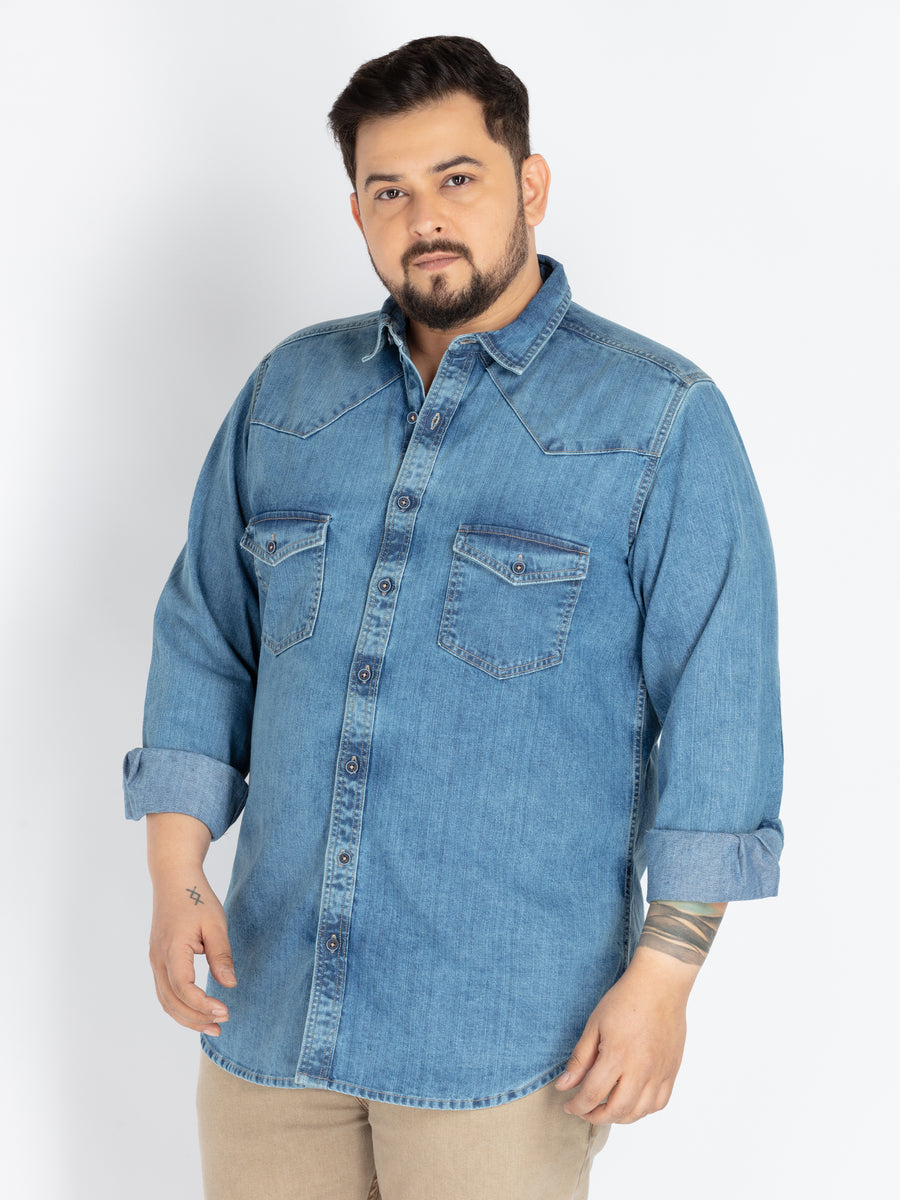 Men's Plus size Classic Full-Sleeve Shirt
