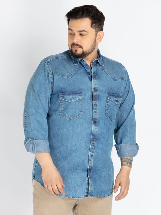Men's Plus size Classic Full-Sleeve Shirt