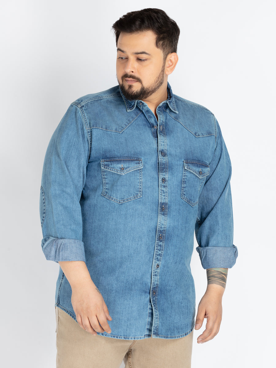 Men's Plus size Classic Full-Sleeve Shirt