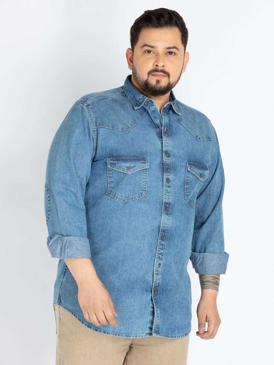 Men's Plus size Classic Full-Sleeve Shirt