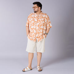 Sunset Safari – Viscose Cuban Collar Shirt