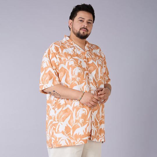 Sunset Safari – Viscose Cuban Collar Shirt