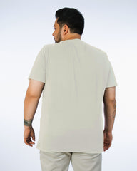 Off White Solid Tee