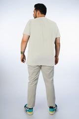 Off White Solid Tee