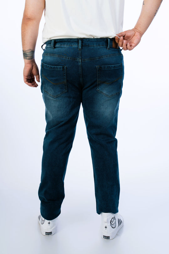 Mens Plus Size Dark Indigo Denim