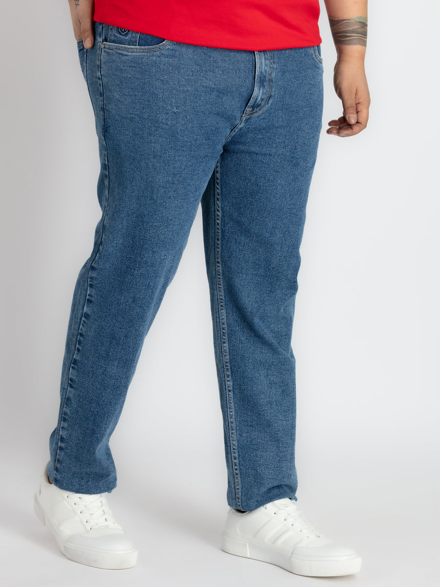 Mens Plus Size M Stone Denim