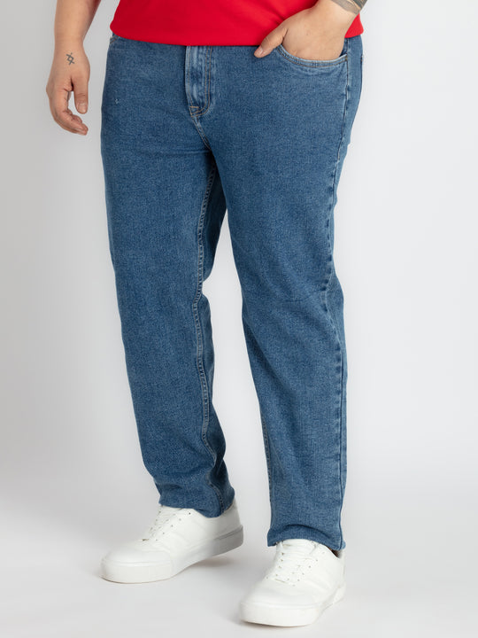Mens Plus Size M Stone Denim