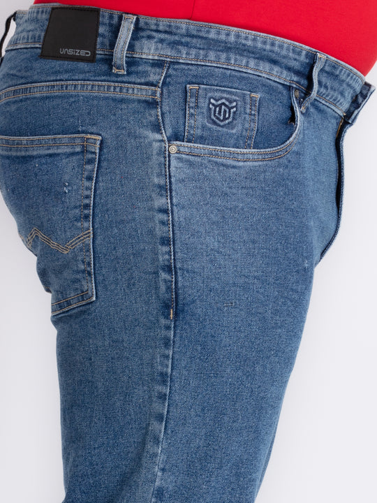 Mens Plus Size M Stone Denim