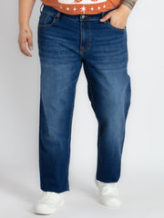 Mens Plus Size Indigo Blue Denim