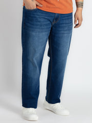 Mens Plus Size Indigo Blue Denim
