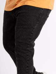 Mens Plus Size Black Denim