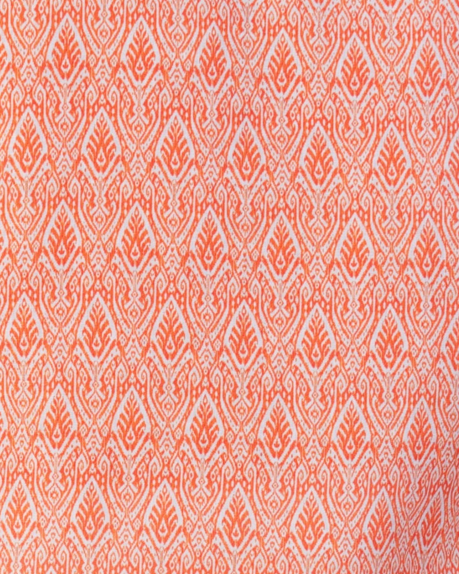 Plus Size Orange Printed Kurta