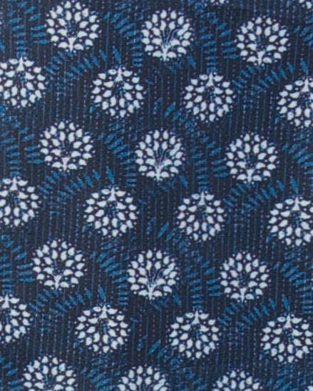 Plus Size Indigo Printed Kurta