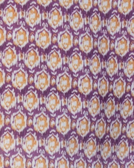 Plus Size Purple Printed Kurta