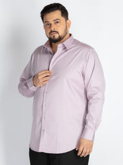 Voilet Spread Collar Solid Satin Shirts