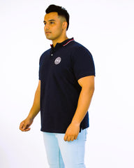 Navy Solid Polo