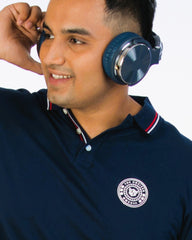 Navy Solid Polo