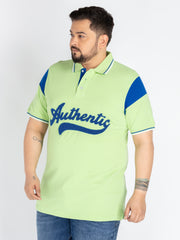 Green cut and sew Polo