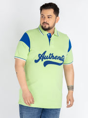 Green cut and sew Polo