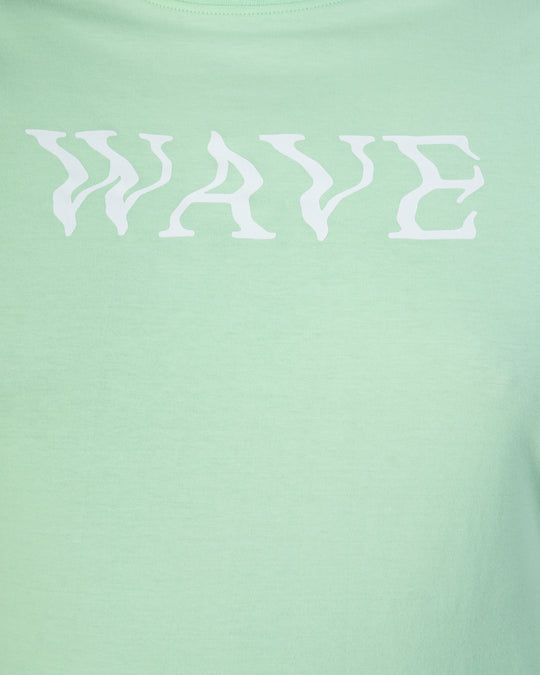 Mens Plus Size Light Green Crew Neck Graphic Tee