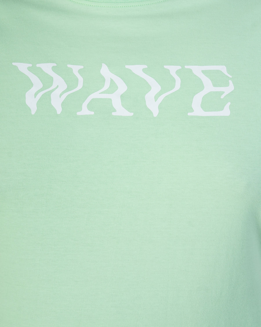 Mens Plus Size Light Green Crew Neck Graphic Tee