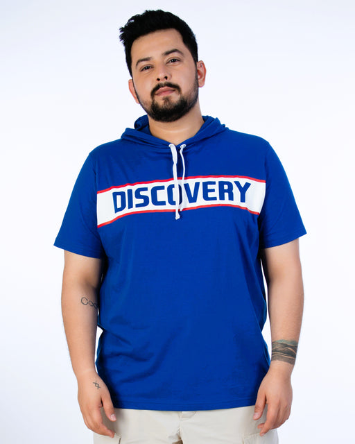 Mens Plus Size Royal Blue Hoodie