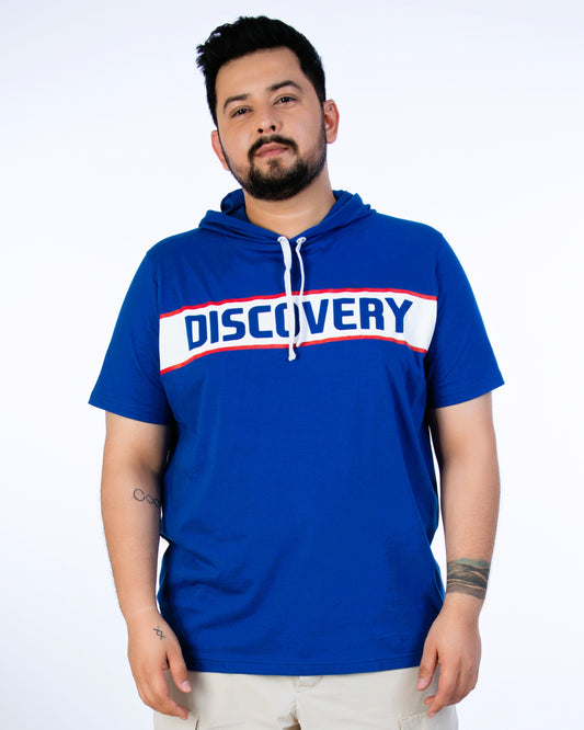 Mens Plus Size Royal Blue Hoodie