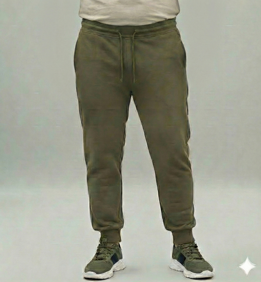Plus Size Forest Green Premium Fleece Joggers