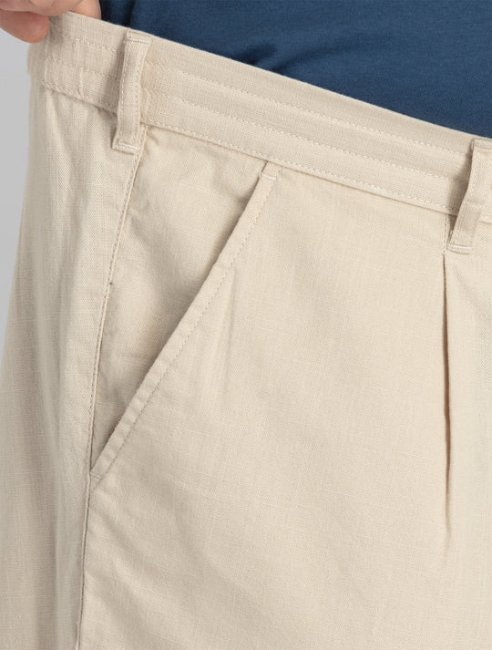 Mens Plus SizeNatural Drawstring pants