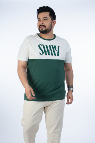 Off White Crew Neck Fashion Tee