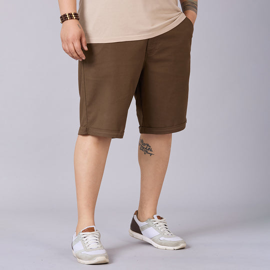 Men's Plus Size Essential Shorts with Elasticated Waist