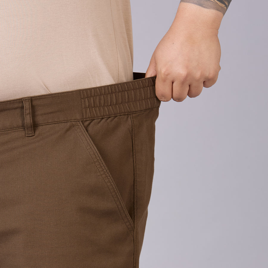 Men's Plus Size Essential Shorts with Elasticated Waist
