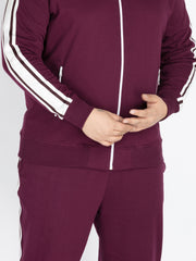 Wine Solid Sweatshirt