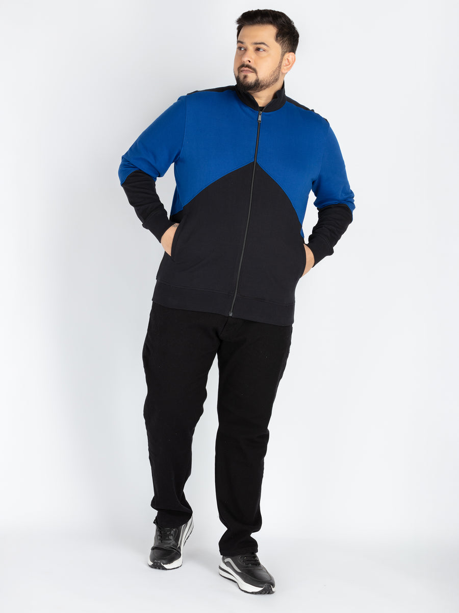 Royal Blue Solid Sweatshirt