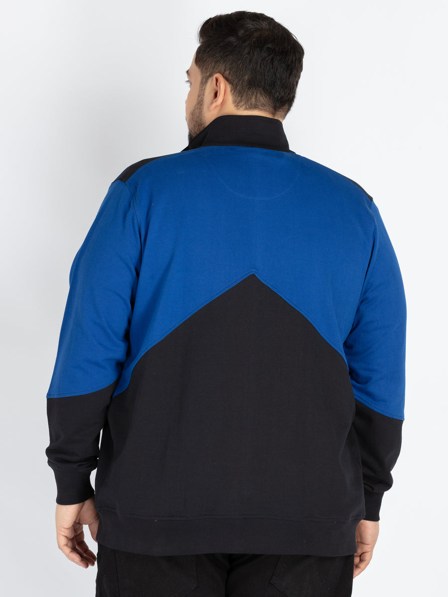 Royal Blue Solid Sweatshirt