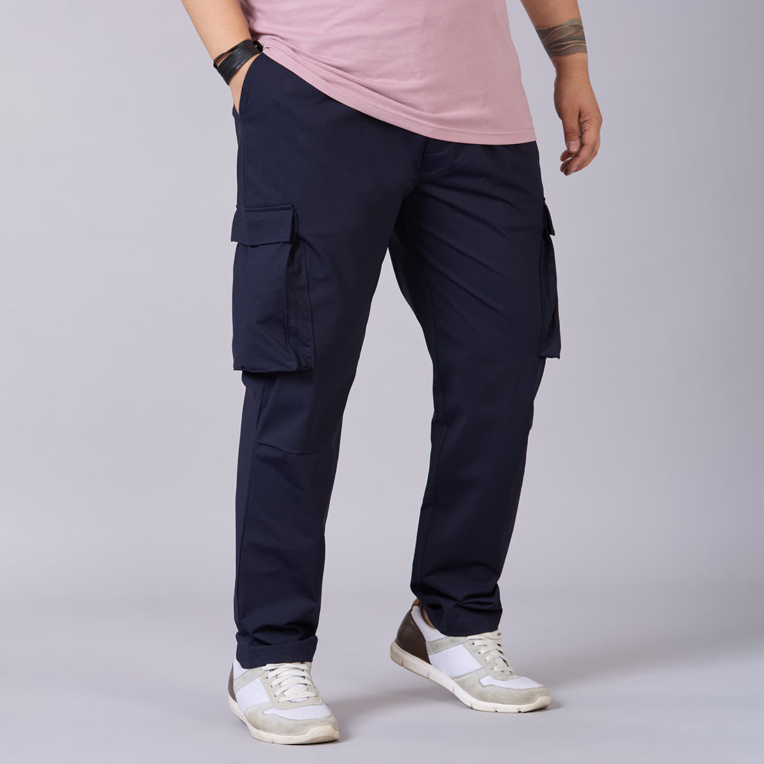 Cargo Track Pants with Utility Pockets