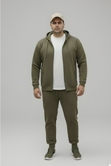 Plus Size Men’s  Zip-Open Hoodie