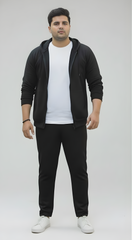 Plus Size Men’s  Zip-Open Hoodie