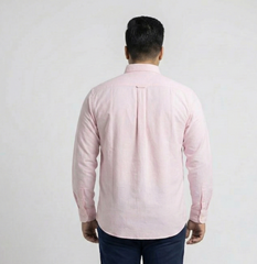 Plus Size Men's Classic 100% Cotton Oxford Button-Down Shirt