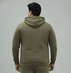 Plus Size Men’s  Zip-Open Hoodie