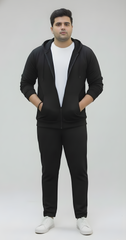 Plus Size Men’s  Zip-Open Hoodie
