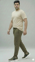 Plus Size Forest Green Premium Fleece Joggers