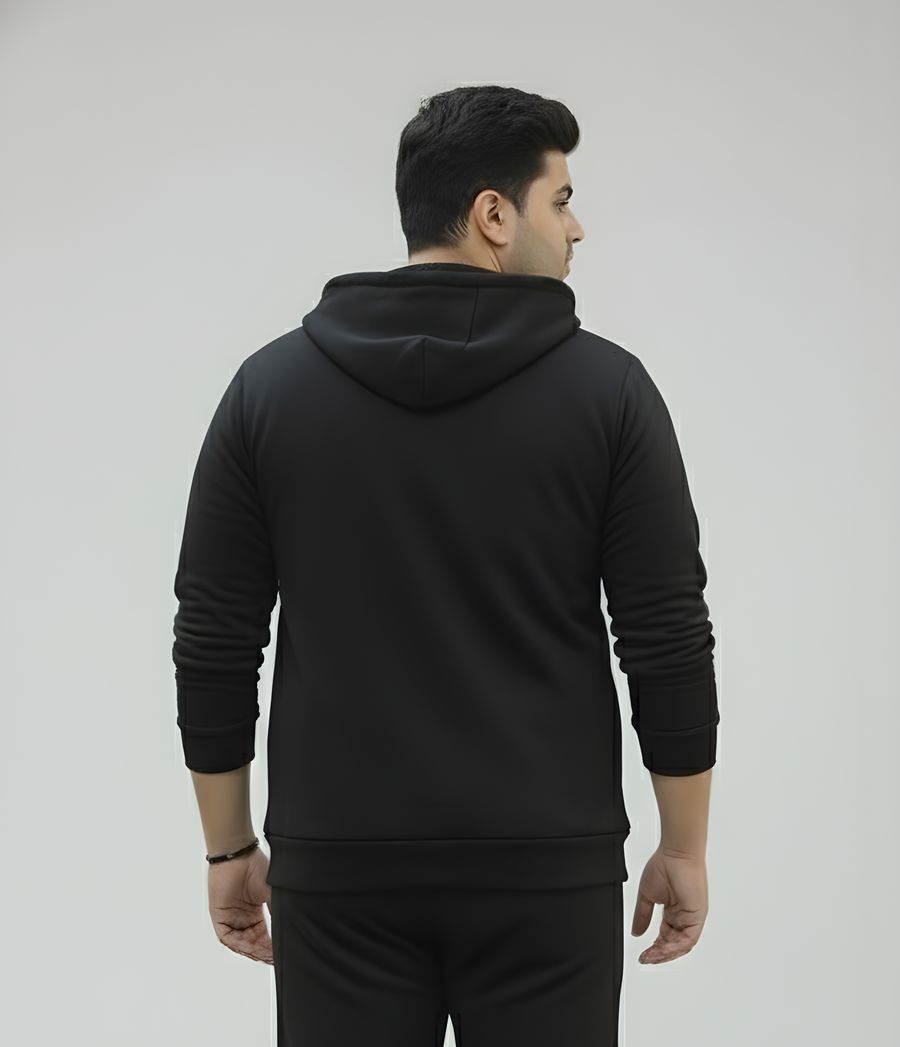Plus Size Men’s  Zip-Open Hoodie